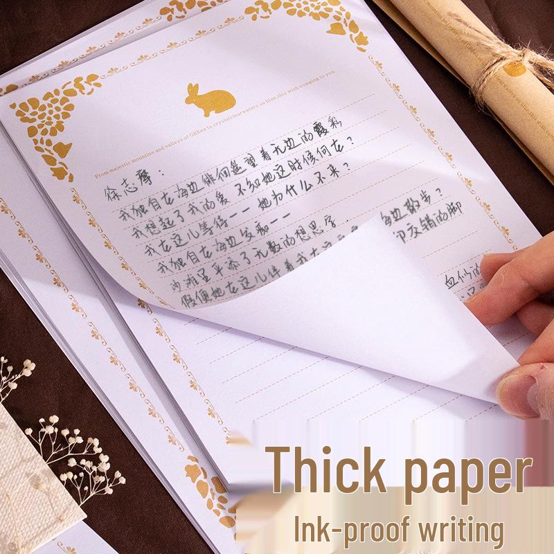 Vintage A5 Kraft Paper Envelopes for Handwritten Letters - Thick, Lined, and Blank Stationery.