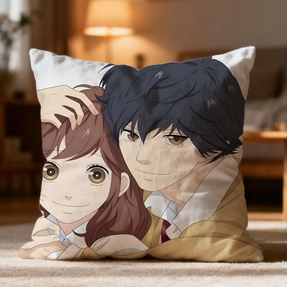 Popular AAo Haru Rideer Cushion Cover Soft Washable Pillow Case Multi-Scene for Couch Bed Travel Office Use