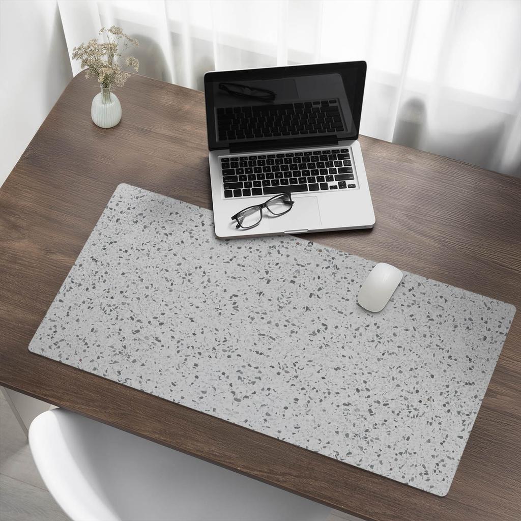 Mata Antypoślizgowa Pod Myszkę I Klawiaturę Terrazzo Symetria 100X50 Cm