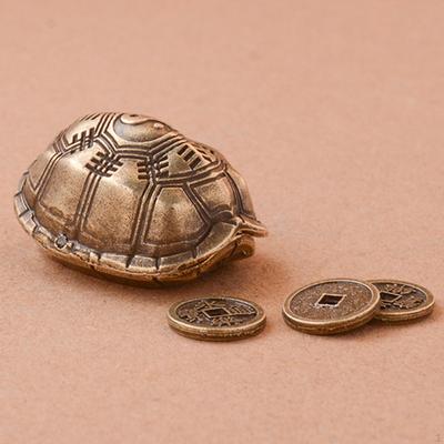 Mini Turtle Shell Figurine Pendant Good Luck Keyring Accessories Creative Small