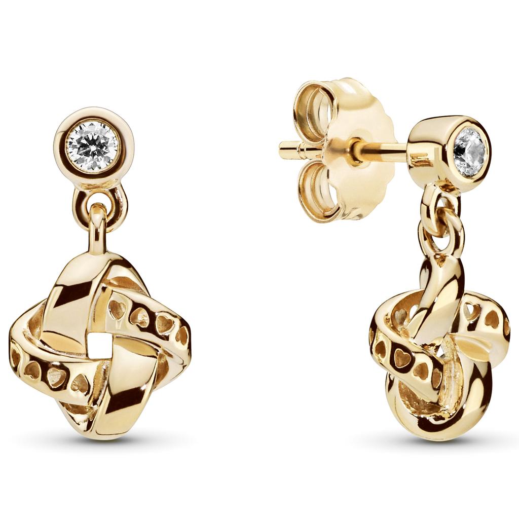 New 925 Silver Red Pink Bow, Golden Snowflakes, Earrings Suitable For Women's Holiday Exquisite Charm Jewelry Gifts