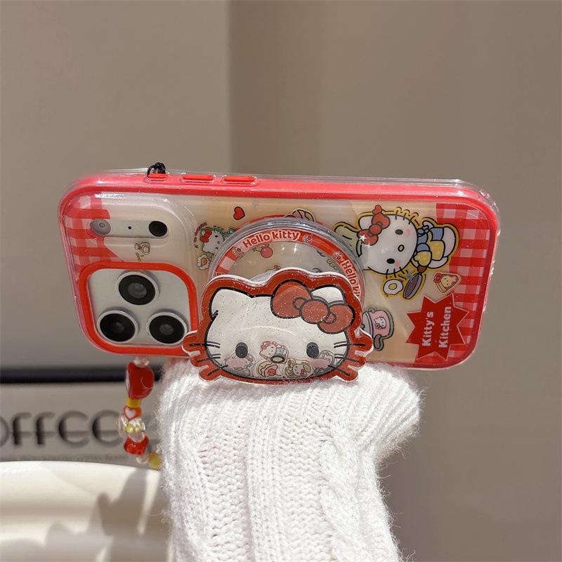 

Adorable Red Plaid Magnetic Phone Case for iPhone 17, 16 Pro Max, 15, 14 - Women s Edition iPhone 14
