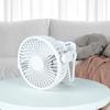 USB Rechargeable Table Fan Clip-on Type Portable Mini Desk Fan Hanging Clip Fan Night Light Air Cooler Outdoor Fans
