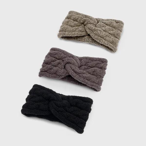 Cable Knit Turban Hairband JP-25-154HB