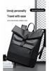 Trendy Waterproof Double Shoulder Backpack - Fashionable, Versatile, Large Capacity for Laptops