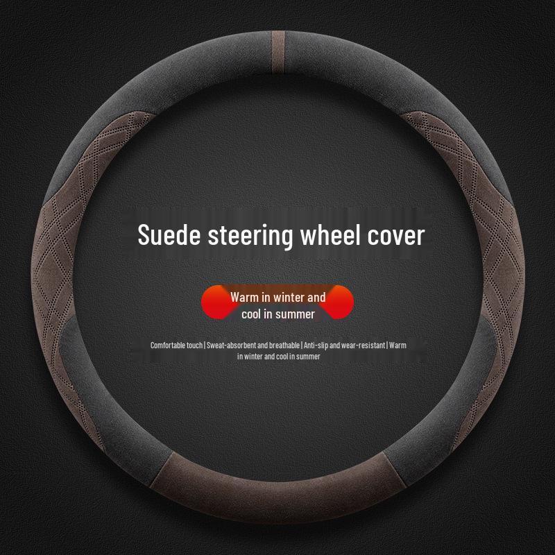 Flocking Steering Wheel Cover for Honda Accord (7th-11th Gen) - Winter