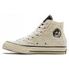 1970s Chuck Taylor Trendy High-Top Espadrilles Unisex Black & White