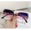 Classic Square Casual Fashion Sunglasses Women Men Vintage Stylish Oval Shaped Minimalist Female Male