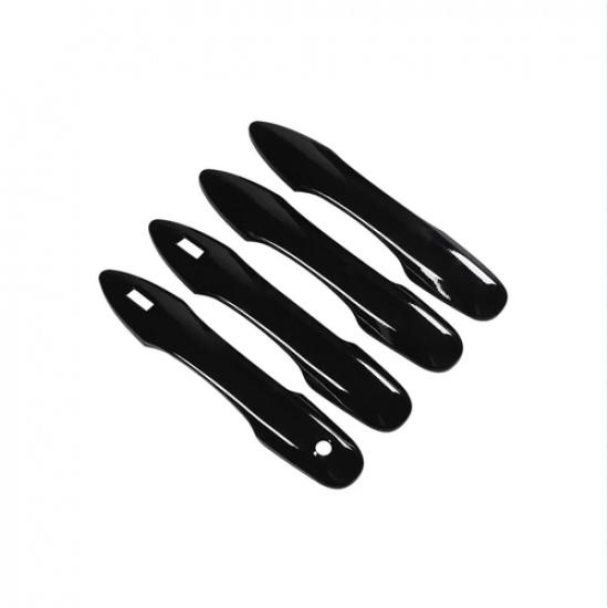 For Toyota Corolla Cross 2022 2023 Glossy Black Exterior Door Handle Cover Trim