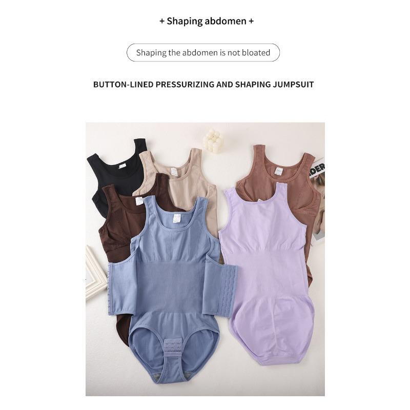 Dame Kroppsformende Midjeinnstrammende Rumpehevende Tettsittende Rumpehevende Ettstykke Korsett Midjeinnstrammende Magekontroll Bodysuit