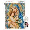 DIY 3D Pearl Diamond Painting Art Set Mother And Family Floral Home Decor Art Set Wall Art