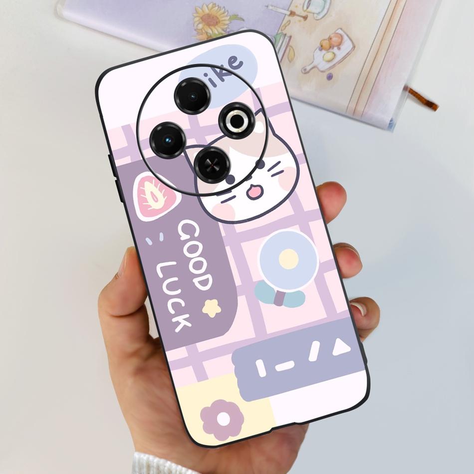 For Tecno Spark 30C Phone Case Spark30C 4G KI5 KI5n Elegant Printing Soft Silicone TPU Cases