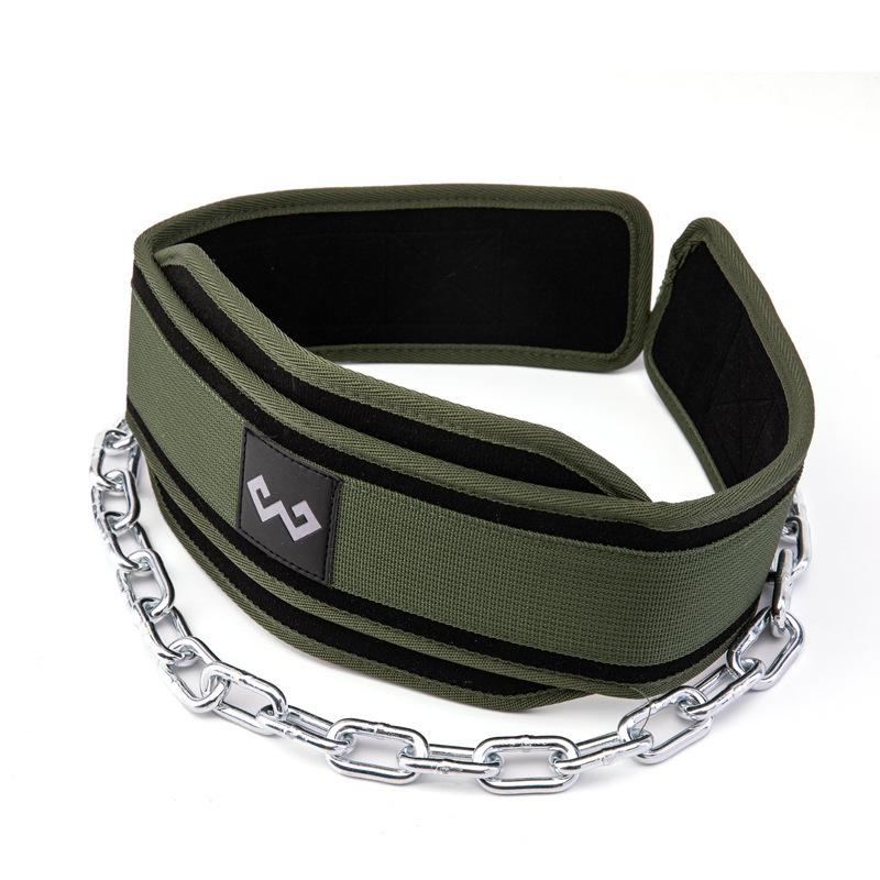 Weighted Fitness Belt for Pull-Ups & Squats with Thick Chain