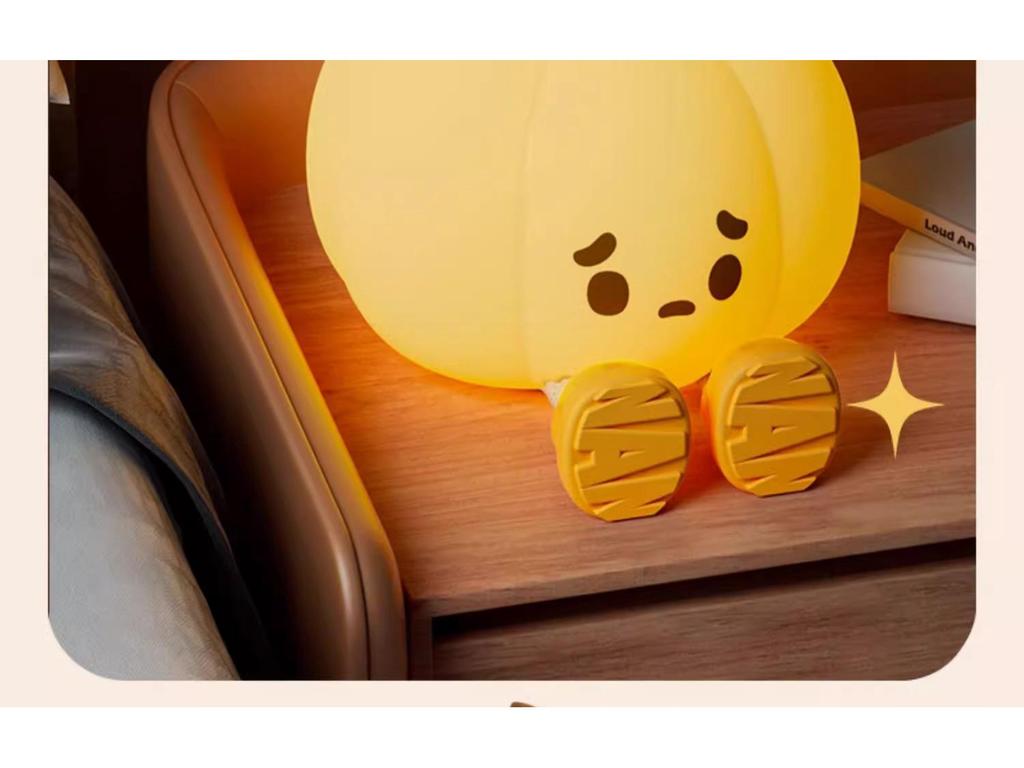 Cross-Border Halloween Pumpkin Silicone Night Lamp - Creative Tap Light for Ambiance