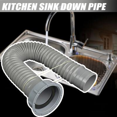 Kit di scarico per tubo di scarico fognario 40/60/80/100/120cm
