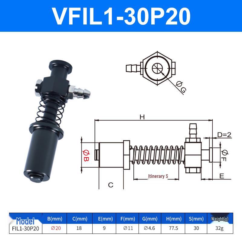 Leidun VFIL1EINS High-Precision Robotic Arm Vacuum Suction Cup Base Accessory