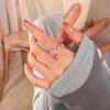 Korean Style Butterfly Zircon Ring - Adjustable, Light Luxury Index Finger Ring for Women