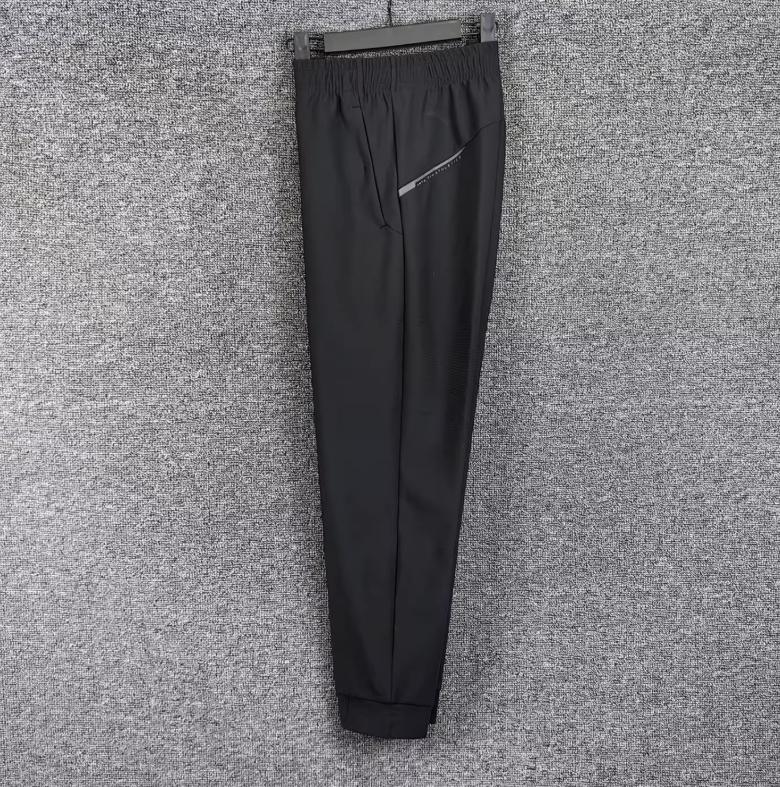 Anta Genuine Men s Clothing 2026 Spring New Running and Fitness Cuffed Jogger Knit Sports Pants XL чёрный