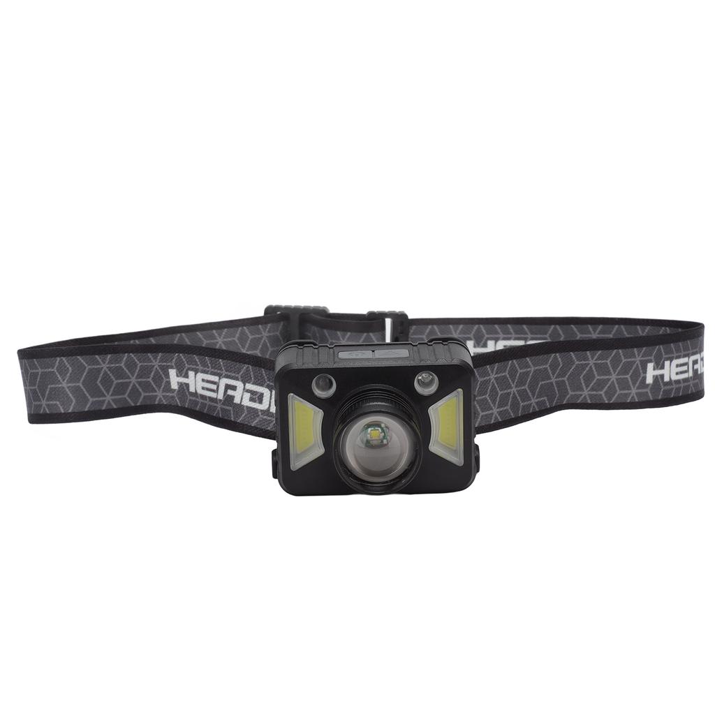 LED Headlamp USB Charging Small Lightweight Induction Headlamp for Outdoor Camping Hiking Travel