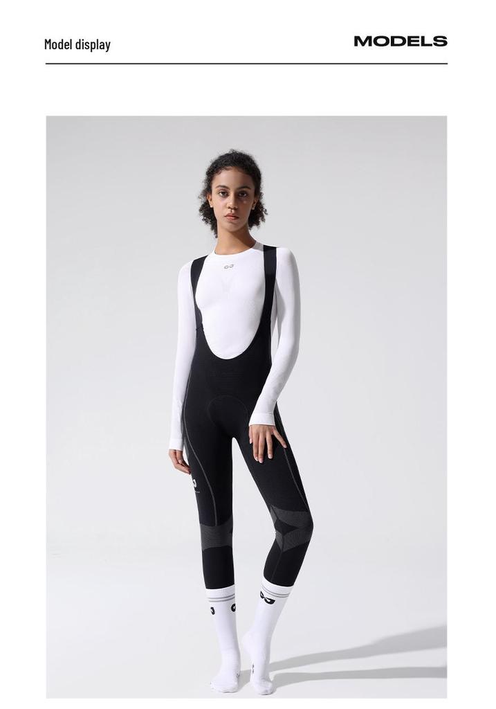 Women's Spring/Autumn Three-Layer Padded Cycling Bib Pants - Dynamic Series