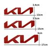 XKHI6 Car Front Hood 3D Metal Emblem Trunk Decoration Logo Stickers For KIA K5 K9 Sorento Ceed Sportage Carnival Stinger Forte Niro
