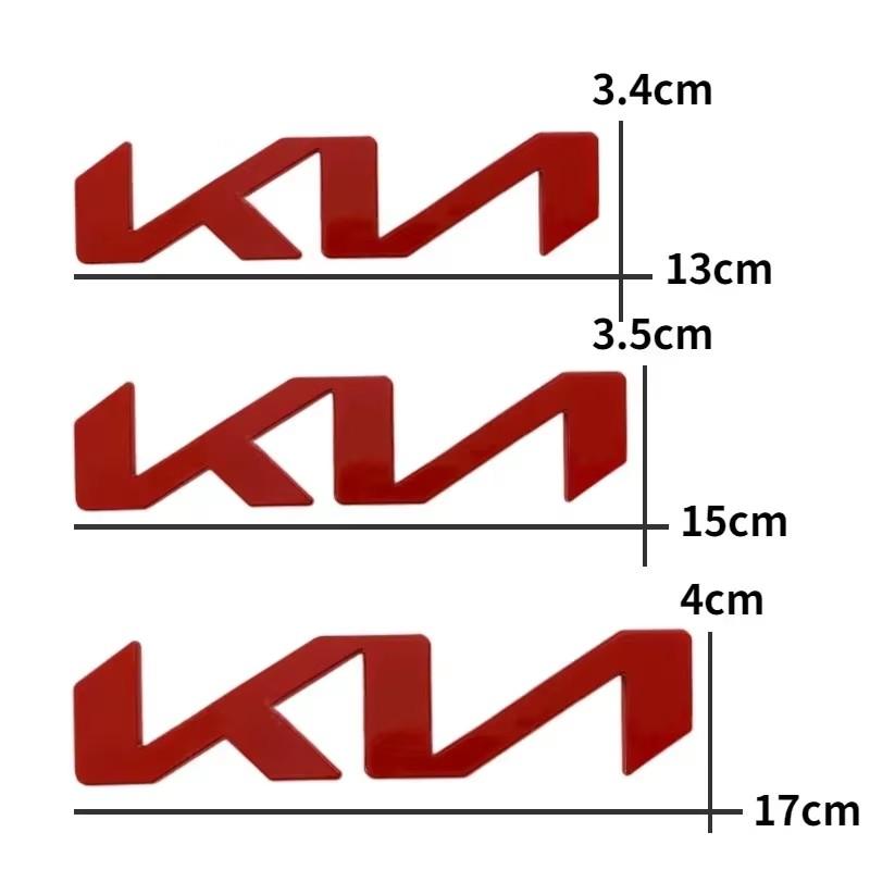 RTNO8 Car Front Hood 3D Metal Emblem Trunk Decoration Logo Stickers For KIA K5 K9 Sorento Ceed Sportage Carnival Stinger Forte Niro