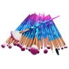 Set de 20 de perii de machiaj cu diamante, pudră, fond de ten, fard de obraz, fard de ochi, cosmetice, frumusețe, perie de machiaj Pincel Maquiagem