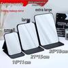 Compact Folding Mirror: Portable Desktop Makeup Mirror for Dormitory, Travel, and Everyday Use