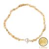 Healing Bohemian Gem Gravel Natural Semi-precious Stone Necklace Women's Fashion Necklace Jewelry Collares Para Mujer Female