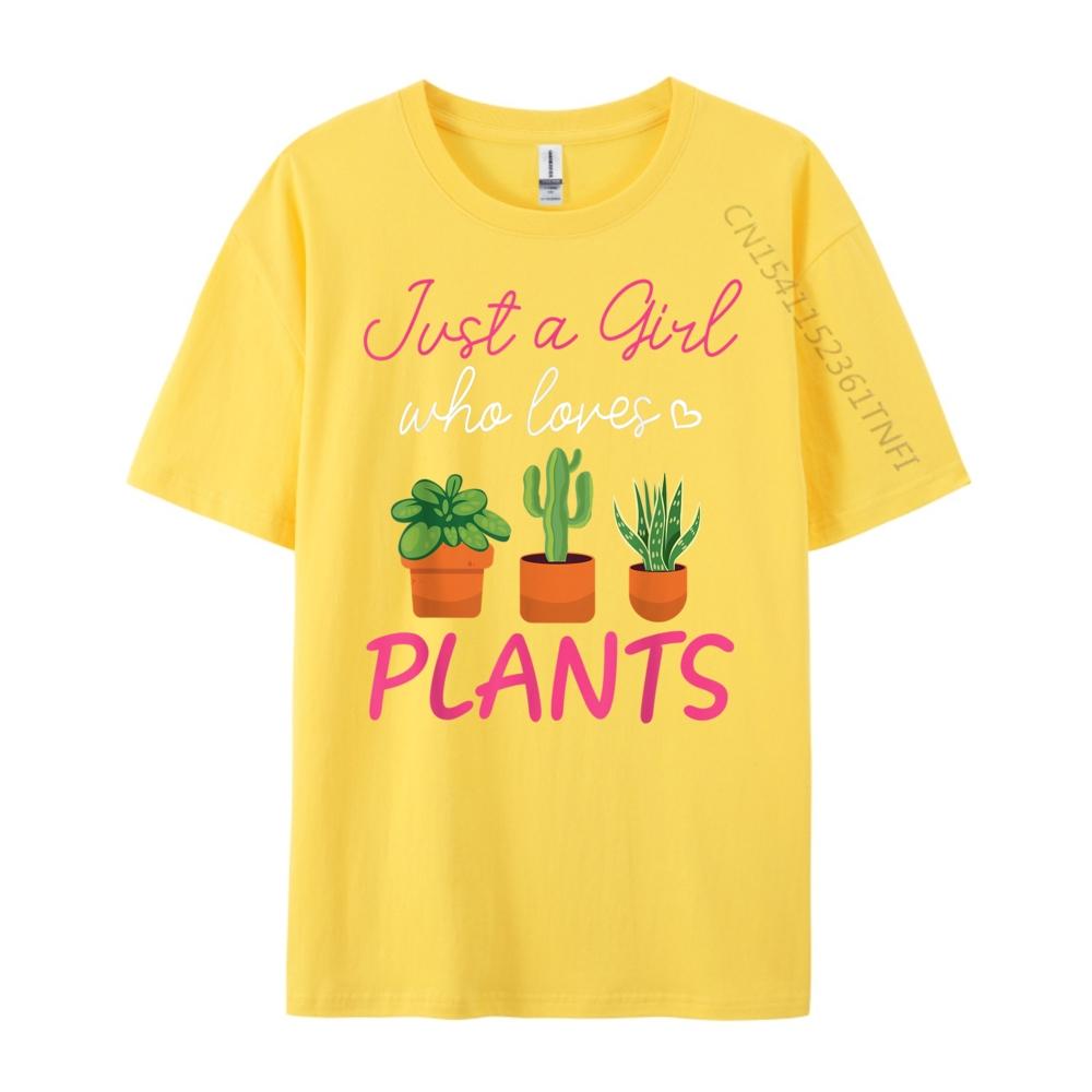 Plant Shirt Plant Girl Planting I Love Plants Camisas Basicas Hombre Tee Shirt Men Tshirts Happy New Years