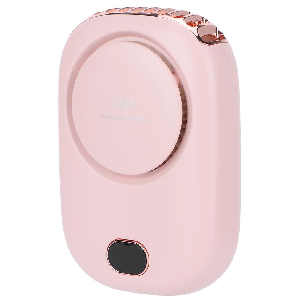 Mini Electric Fan Portable USB Charging Neck Hanging Bladeless Fan for Outdoor Sports Travel