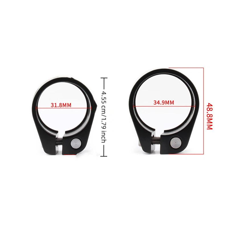 Fahrradsattelstützklemme 31,8 mm 34,9 mm Schnellspanner Rennrad Fixie Fahrrad CNC-Aluminiumlegierung Sattelstützklemme