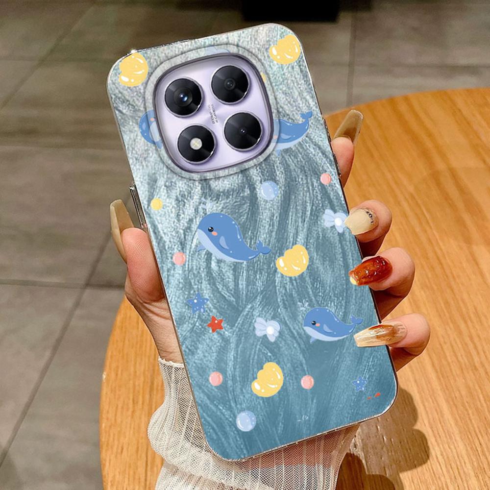 Gradient Colorful Butterfly For Xiaomi Redmi Note 13 14 Pro 4G Note 14 Pro+ 5G Poco X6 Cases Cover Soft Phone Case Silicone Shell Back Funda Bumper