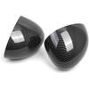 Car Rearview Mirror Cover Compatible for Mini Cooper F54 F55 F56 F60 L+R 2014-2019 Pattern Side Fit Caps LHD Carbon