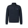 Fila Tennis Minimalist Fashion Classic Retro Sports Casual Versatile Comfortable Half-Zip Loose Sweatshirt Men sweatshirt Sky-Blue A11M613206FBU