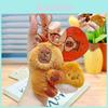 Adorable Capybara Chestnut Plush Keychain Pendant Cute Cartoon Style Accessory