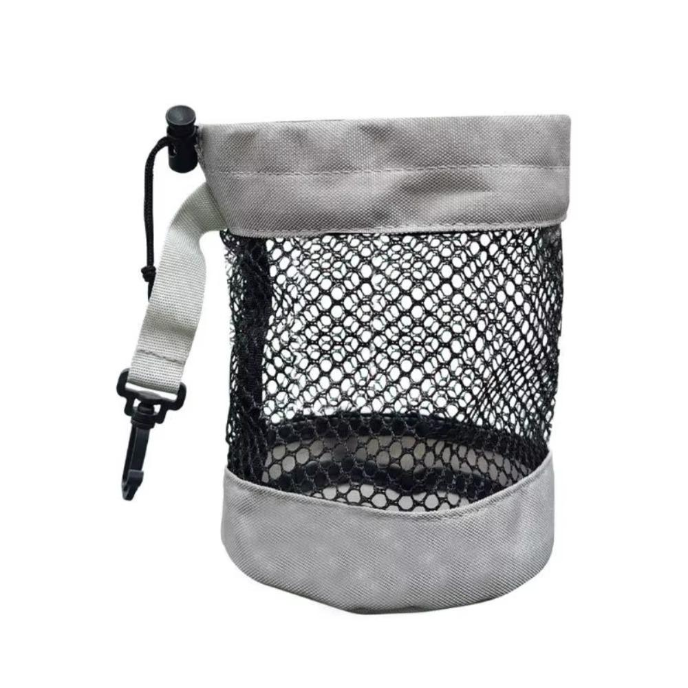 Portable Mesh Golf Ball Pouch Drawstring Closure Golf Ball Holder Golf Net Bag  Golf Accessories S