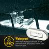 2pcs 12V 3 LED Marine Boat Transom Light LED Courtesy Light With Screws Yacht Marine Boat Cabin Deck Lamp Waterproof LED Oblong