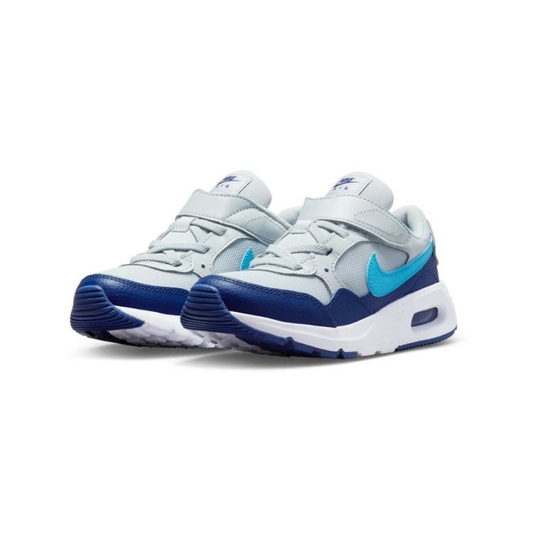 Nike Air Max SC PS Pure Platinum Blue Lightning Kids Sneakers Grey White Deep-Royal-Blue CZ5356-011