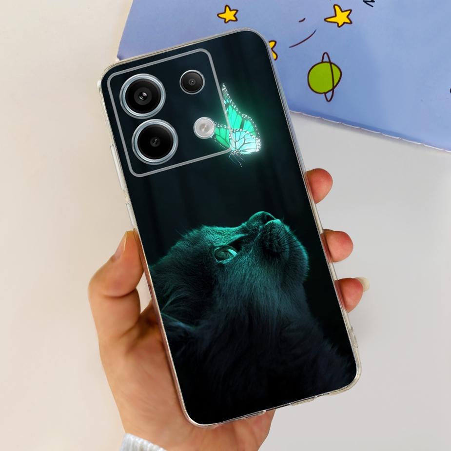For Xiaomi Poco X6 Pro 5G Case New Fashion Painted Cover Clear Silicone Soft TPU Phone Case For Xiaomi Poco X6 Pro PocoX6 Bumper