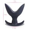 Silicone Anal Dilator Opening Butt Expander Speculum Anal Plug Unisex Sex Toy