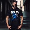 Bull Mens Cotton TShirt Gym Athletic Streetwear Black - Men's Summer Cotton Graphic Tee