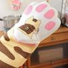 Adorable Cat Paw Long Cotton Microwave Oven Gloves - Heatproof, Anti - Slip & Perfect for Baking