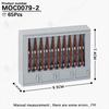 MOOXI WW2 Military Series Weapon Rack Guns Collection Model MOC Bricks DIY Assembled Building Blocks Toys For Boy Birthday Gifts