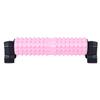 Foam Roller with Suction Cup Stand EVA PP Deep Tissue Massage Roller for Back Leg Fitness Exercise Relaxation Pink