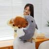 Grenzüberschreitendes Dinosaurier Hai Capybara Plüsch Transformationskissen - Große Puppe Geschenk für Freundin