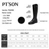 PT'SON Women's Winter Leather High Boots