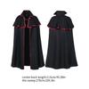 Halloween Cosplay Long Cape Vampires Cape with Chain Witch Cape Medieval Cloak Halloween Costumes Cape