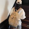 Canvas Backpack Women's New Large-capacity Leisure Student Class Schoolbag Nylon Mountaineering Bag Travel Backpack