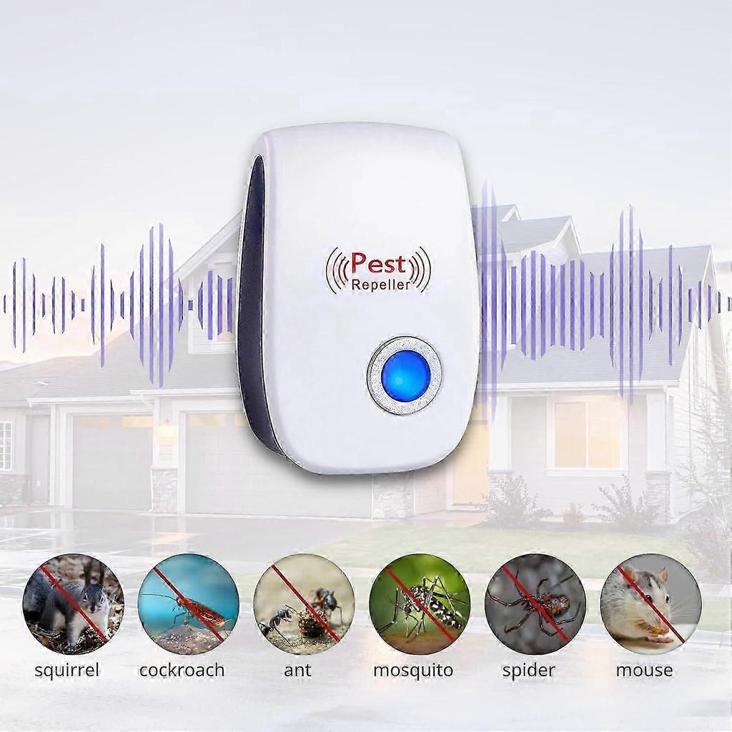 Ultrasonic Pest Repeller, 4 Pack Plug In Electronic Pest Repeller, Mouse And Rat Repeller, Pest Control Insect